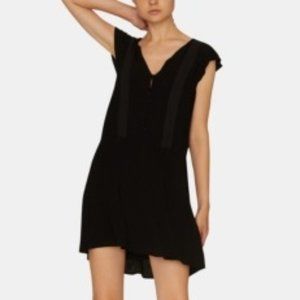 NWT Sanctuary Free Love Tiered Dress Small Black
